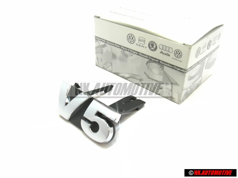 VW Originale V5 Fronte Logo Emblema Scritta Cromo - 1J5853679 FDY