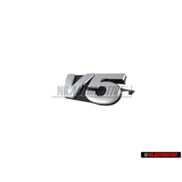 VW Originale V5 Fronte Logo Emblema Scritta Cromo - 1J5853679 FDY