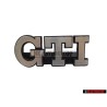 VW Originale GTI Fronte Logo Emblema Scritta Argento Spazzolato - 191853679L