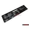 Audi Originale Audi Sport License Plate Holder - 3291900100