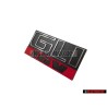 VW Originale GLI 16V Fronte Logo Emblema Scritta Nero Rosso - 165853679E