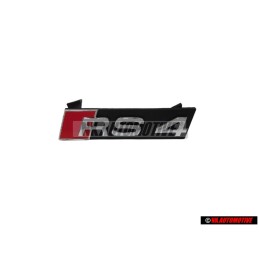 Audi Originale RS4 Fronte Logo Emblema Scritta Nero Cromo Rosso - 8E0853736E 2ZZ