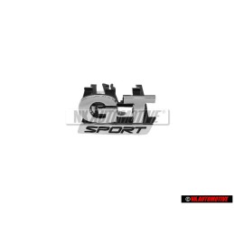 VW Originale GT SPORT Fronte Logo Emblema Scritta Cromo - 1K6853679B FXC