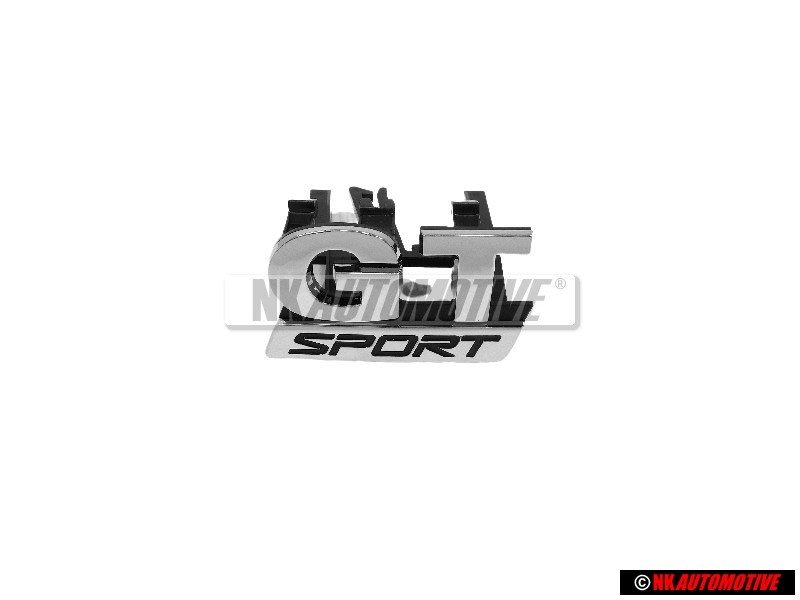 VW Originale GT SPORT Fronte Logo Emblema Scritta Cromo - 1K6853679B FXC