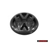 VW Originale Posteriore Logo Emblema Simbolo Nero - 357853601B
