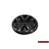 VW Originale Posteriore Logo Emblema Simbolo Nero - 357853601B