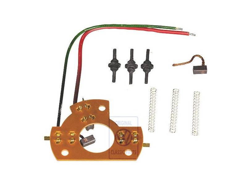 VW Originale Piastra Portaspazzole Con Spazzole In Carbonio - 113955841F