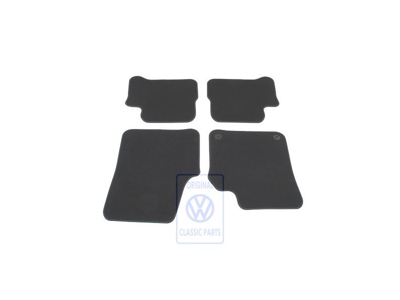 VW Originale 1 Set Di Tappetini Nero-Bluemotion - 12E863011A CBA