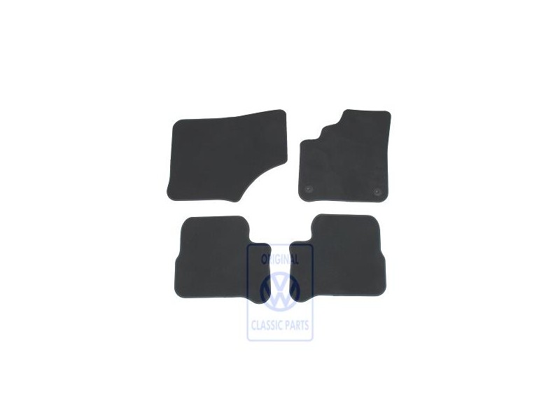 VW Originale 1 Set Di Tappetini Nero-Bluemotion - 12E863011 CBA