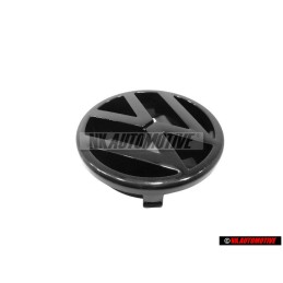 VW Originale Fronte Logo Emblema Simbolo Nero - 323853601