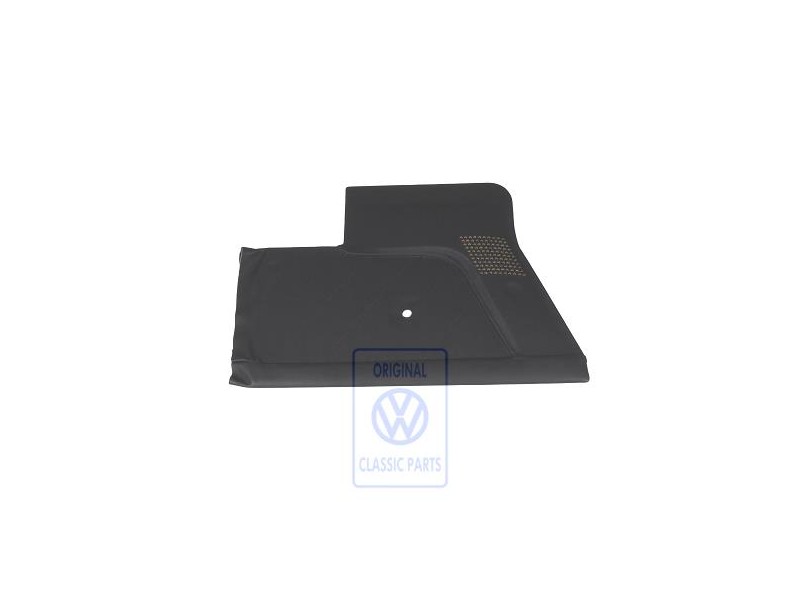 VW Originale Rivestimento Laterale (Pelle) Nero - 155867043F 1BX