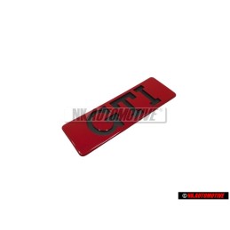 VW Originale GTI Lato Logo Emblema Simbolo Rosso - 191853714