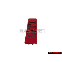 VW Originale GTI Lato Logo Emblema Simbolo Rosso - 191853714
