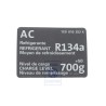 VW Originale Etichetta Per Condizionatore - 1C0010252K