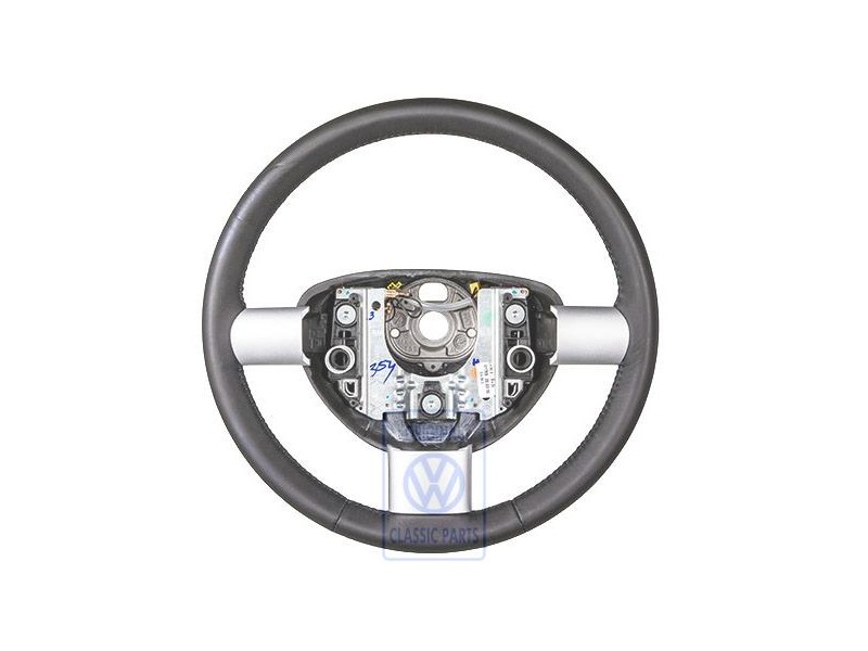 VW Originale Volante (Pelle) Nero/Mecatoblau - 1C0419091BBNMA