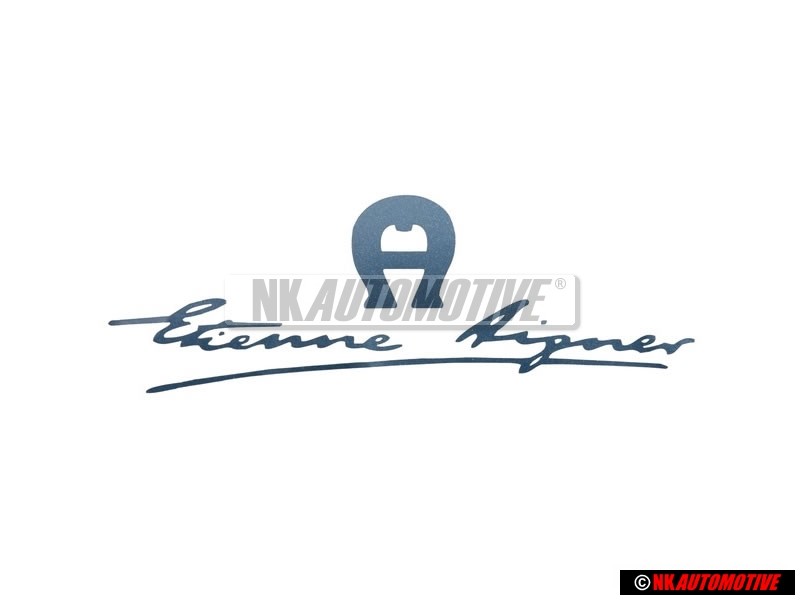 VW Classic Parts Scritta Pellicola Blu Metall. 