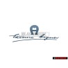 VW Classic Parts Scritta Pellicola Blu Metall. 