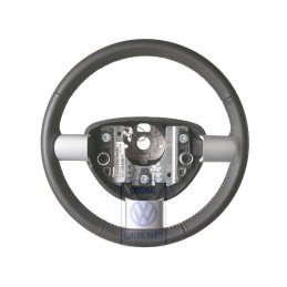 VW Originale Volante (Pelle) Nero/Bianco - 1C0419091DCYXX