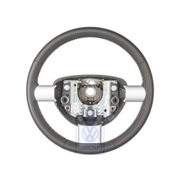 VW Originale Volante (Pelle) Nero/Bianco - 1C0419091DFYXX