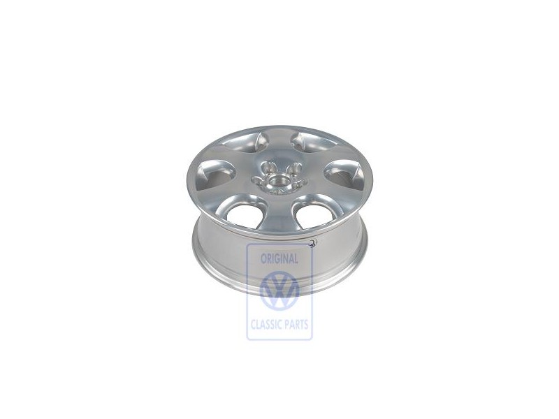 VW Originale Cerchio In Alluminio Color Cromo - 1C0601025AALL8