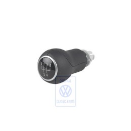 VW Originale Pomello Leva Cambio (Cuoio) Nero - 1C0711141G 6PV