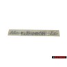 VW Originale Scritta Argento - 1C0853313 3BU