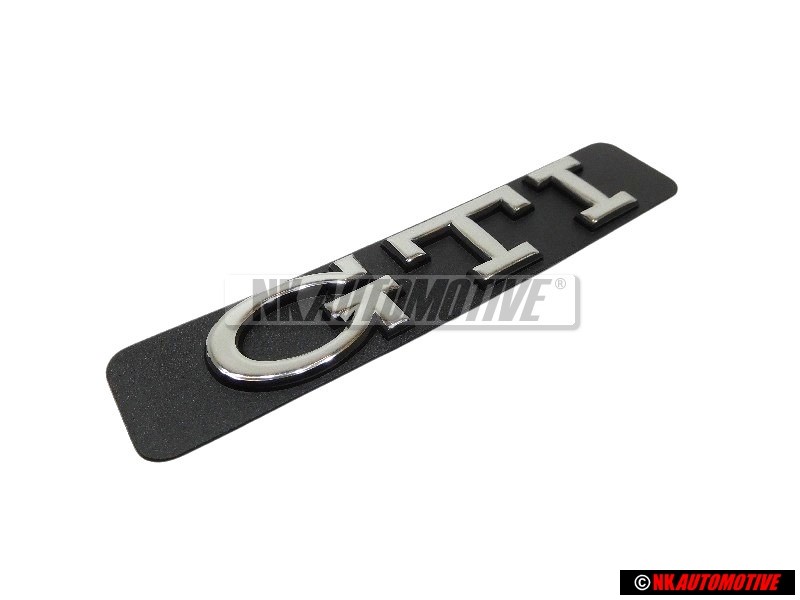 VW Originale GTI Lato Logo Emblema Simbolo Cromo - 1H6853714 GX2