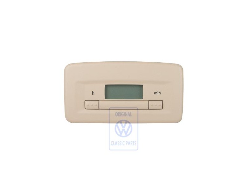 VW Originale Orologio Digitale Beige Crema - 1C0919203 3PT