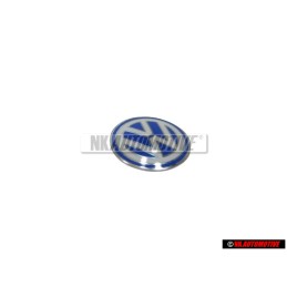 VW Originale Chiave Logo Emblema Simbolo Blu Bianco - 3B0837891