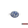 VW Originale Chiave Logo Emblema Simbolo Blu Bianco - 3B0837891