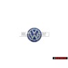 VW Originale Chiave Logo Emblema Simbolo Blu Bianco - 3B0837891