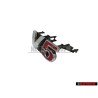 VW Originale V5 Fronte Logo Emblema Scritta Cromo Rosso - 1J6853679B GQF