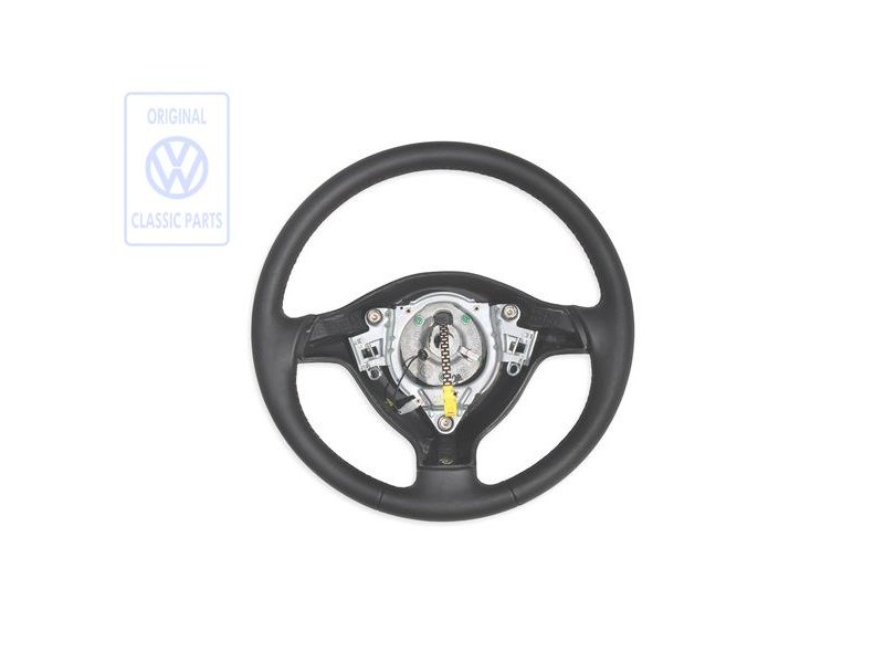 VW Originale Volante (Pelle) Nero/Arancio Tropic - 1E0419091E HCB