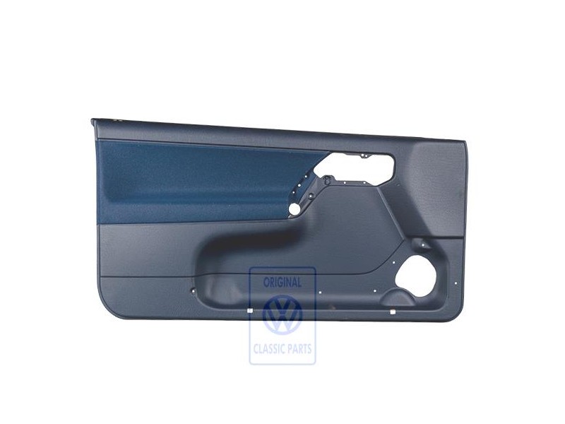 VW Originale Rivestimento Porta (Tessuto) Blu Mauritius - 1E0867011A CSW
