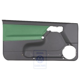 VW Originale Rivestimento Porta (Tessuto) Nero/Verde Cosmico - 1E0867011ANHFQ