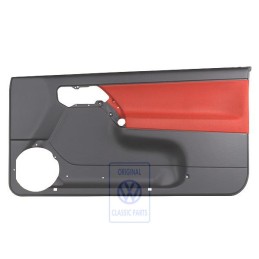 VW Originale Rivestimento Porta (Tessuto) Nero/Arancio Tropic - 1E0867012ANHFP