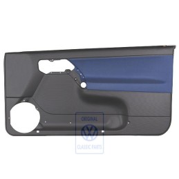 VW Originale Rivestimento Porta (Tessuto) Nero/Blu Orbita - 1E0867012ANHFR