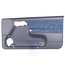 VW Originale Rivestimento Porta (Tessuto) Blu Mauritius - 1E0867012 CQT