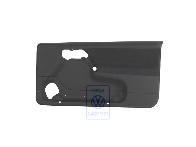 VW Originale Rivestimento Porta (Tessuto) Nero - 1E0867012D BFY
