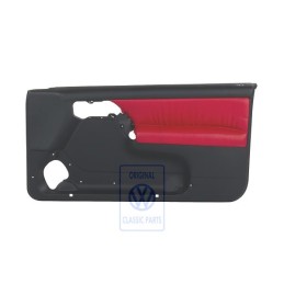 VW Originale Rivestimento Porta (Pelle/Similpelle) Nero - 1E0867012F EAS