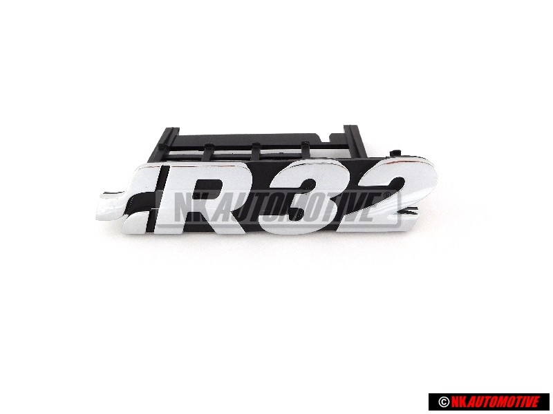 VW Originale R32 Fronte Logo Emblema Scritta Cromo - 1J6853679D