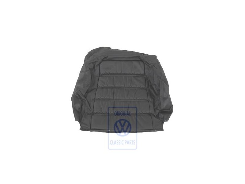 VW Originale Rivestimento Schienale (Cuoio/Fintapelle) Nero - 1E0881805AJCLP