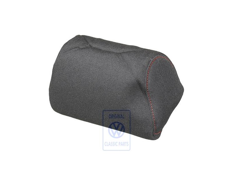 VW Originale Rivestim. Poggiatesta (Stoffa) Nero/Arancione - 1E0881921G GUC
