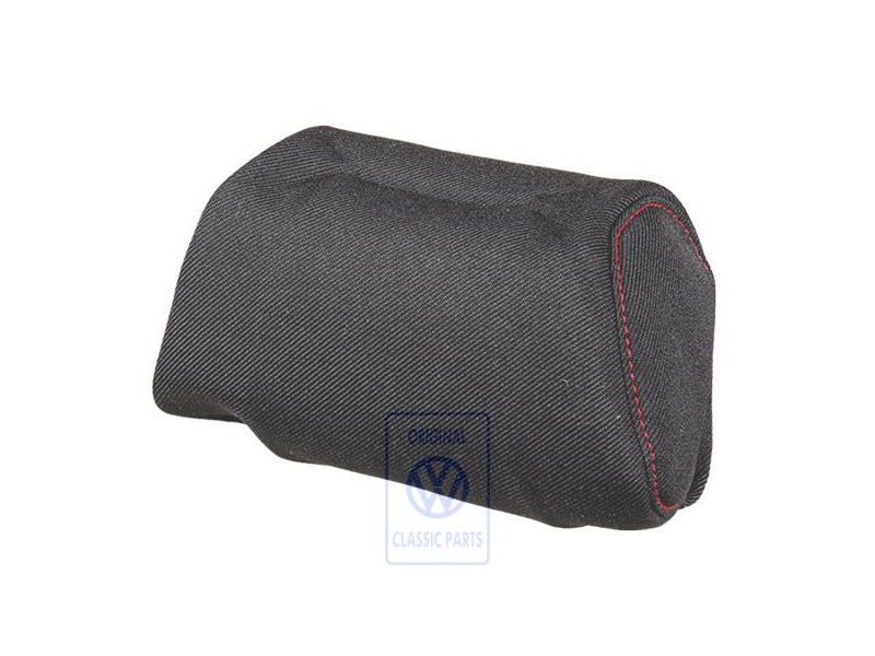 VW Originale Rivestim. Poggiatesta (Stoffa) Nero/Rosso - 1E0881921G GUG