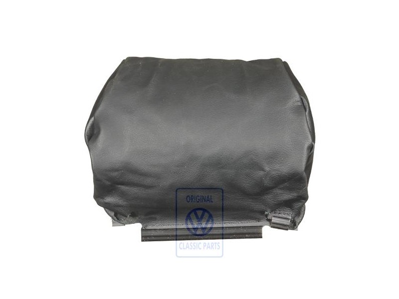 VW Originale Rivestimento Per Poggiatesta Alcantara/Pelle Nero - 1E0881921M FAT