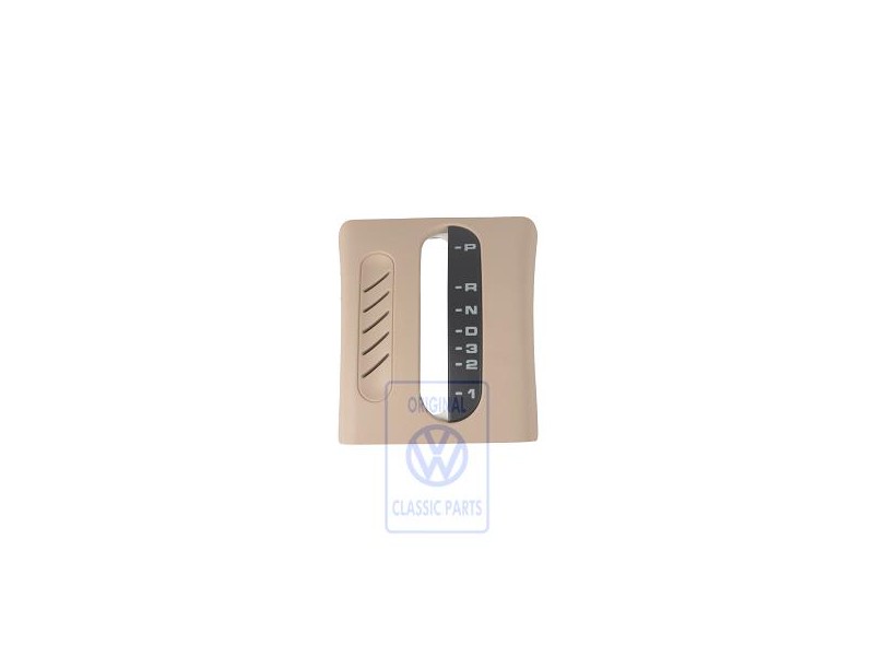 VW Originale Cornice Per Comando Marce Beige Chiaro - 1E2863209 Q70