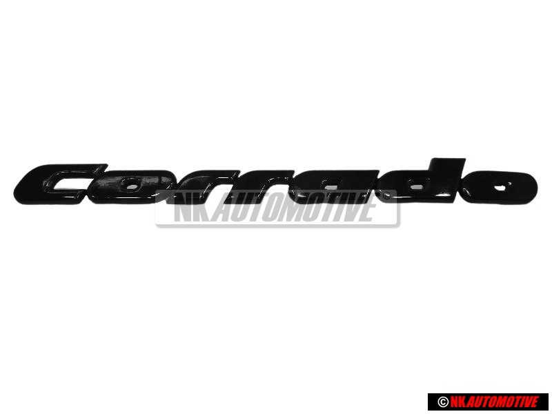 VW Originale CORRADO Posteriore Logo Emblema Scritta Nero - 535853687