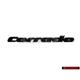 VW Originale CORRADO Posteriore Logo Emblema Scritta Nero - 535853687