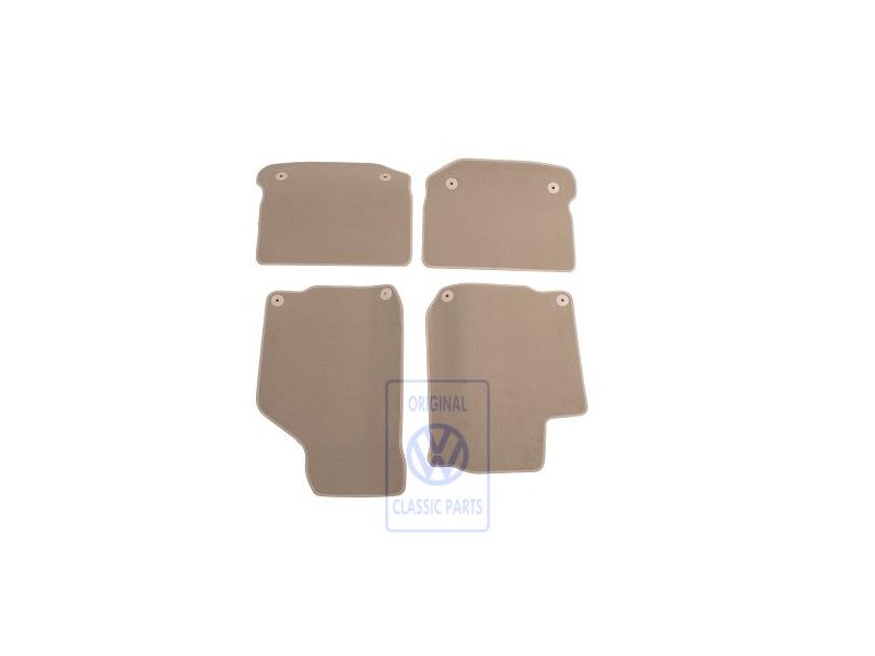 VW Originale 1 Set Di Tappetini Beige Chiaro - 1J1863011AAHZF