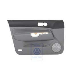 VW Originale Rivestimento Porta (Pelle) Grigio Flanella - 1J4867011GGLKX